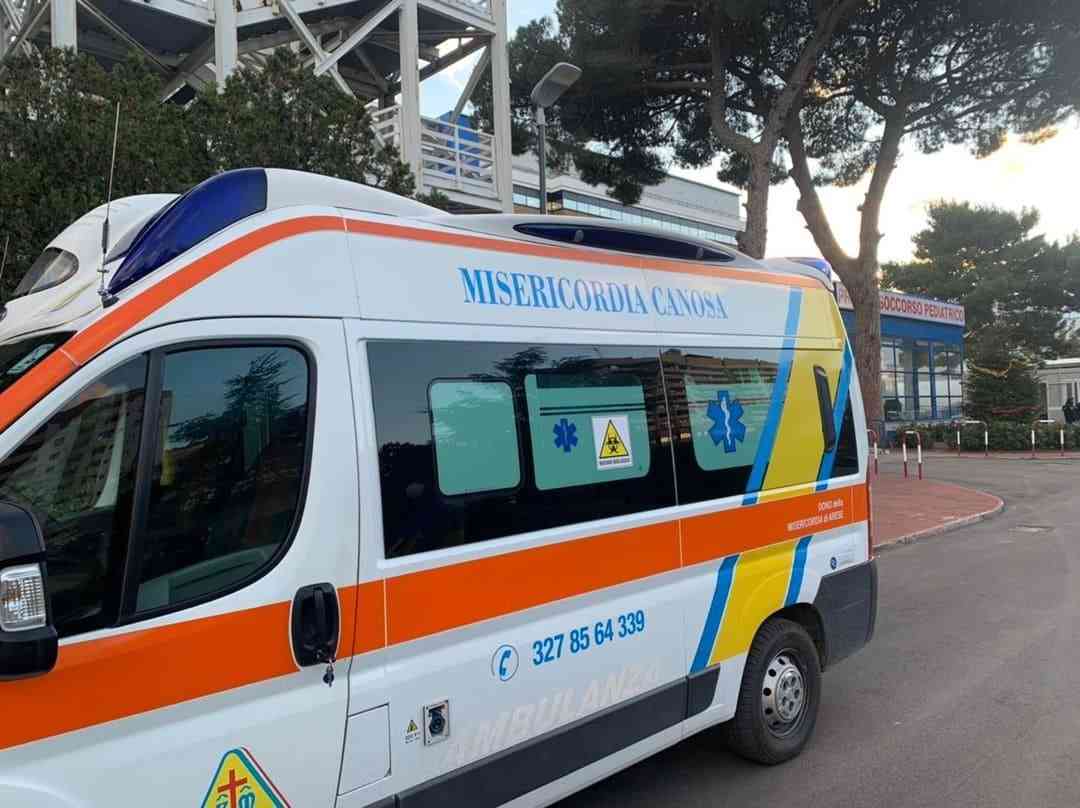 ambulanza misericordia canosa